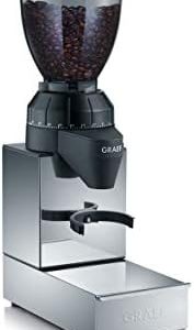 Graef CM850EU CM850EU Kaffeemuehle Edelstahl, Schwarz Stahl-Kegelmahlwerk