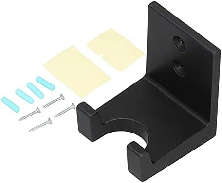 ZPSHYD Kaffeezubehör Aluminiumlegierung Kaffee Tamper Wandständer, Portafilter-Wandhalterung für Porta Filter, Perforiert, Schwarz