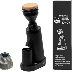 MiiCoffee D40+ Einzeldosis-Kaffeemühle (schwarz)