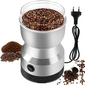 Kaffeemühlen Elektrisch 300ml Multifunktional Coffee grinder，Mit 4 rostfreien Stahlklingen Zum Mahlen von Kaffeebohnen, Nüssen, Gewürzen und Körnern
