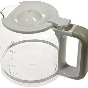 Ariete Glaskrug, beige, Kaffeemaschine mit Filter, Vintage 1342