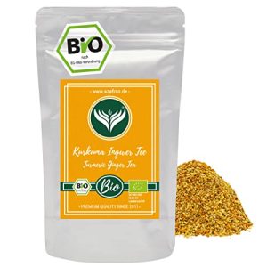 Azafran BIO Kurkuma Ingwer Tee | Kurkuma Ingwer Gewürztee lose | Kurkumatee mit Ingwer getrocknet 250g