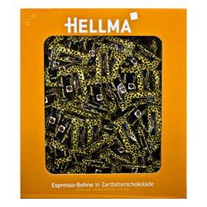 Hellma schokolierte Espressobohnen 380 x 1,1g Zartbitter